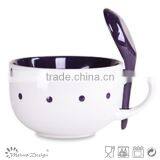 Color Glazed Soup Bowl,ceramic Soup Bowl 400ml thumbnail-3