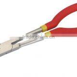American Type Double Color PVC Dipped Handle 90 Degree Bent Nose Long Reach Pliers thumbnail-1