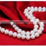 Wholesale 10-11 mm White Freshwater Pearl Necklace and Earring Sets thumbnail-3
