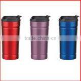 450ml Double Walled SS Mug, Non Leaking Lid, Flip Lid thumbnail-1
