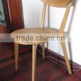 Solid Oak Wood Dining Chair Restaurant Wooden Chair thumbnail-3