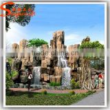 Can be customized fountain garden decorative landscape stone waterfall solar fountain