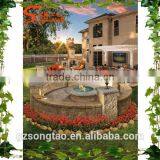 Europe Hot Spring Hotel Waterfall Fountain Decoration Artificial Waterfalls thumbnail-6
