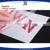 Customized laser heat transfer sticker for t-shirt