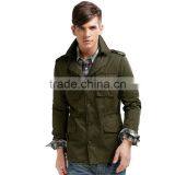 2014 New Made in China STOCK Cotton Fabric Jacket thumbnail-1