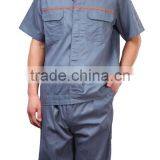 Men's Short Sleeve C/N Flame Retardant Oil Workers Wear /Industrial Summer Workwear thumbnail-1