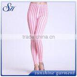 Pink Women 92% Polyester 8% Spandex Soft Printed Brushed Leggings 2017 thumbnail-5