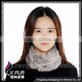 CX-E-10C Wholesale Good Quality Knit Rabbit Fur Elastic Head Band thumbnail-2