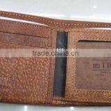Fashion Golden Supplier Latest Man Real Leather Fold Wallet thumbnail-2