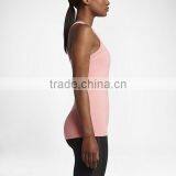 MGOO High Quality U Neck Blank Dri Fit Tank Top Mesh Fabric Comfortable Womans Gym Singlet thumbnail-2