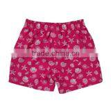 Best Quality Sea Star Print Pink Kids Board Shorts thumbnail-3