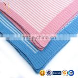 Soft High Quality Cheap knitted cashmere baby blanket