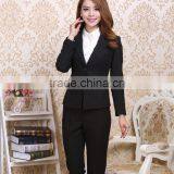 Custom Office Ladies Two Pieces Set Business Women Trousers Formal Suits Wholesale thumbnail-5