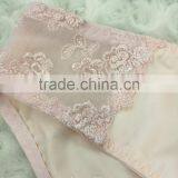 Comfortable Latest Design Embroidered Lace Bra Panty Set thumbnail-5