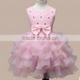 2014 New Children Clothing Polka Dot Summer Dress Vintage Baby Girls Dresses Black/White 3-10 Years 19859 thumbnail-1