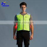 Custom Silk Print Comfortable Durable Flashing Kids Reflective Safety Vest thumbnail-3
