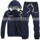 WHOLESALE FLEECE TRACKSUIT COTTON TRACKSUIT MENS HOODIE SET thumbnail-2