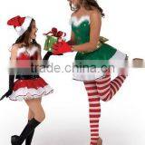 Merry Christmas Dance Sheath-girls Christmas Dance Costumes--christmas Wishes Green and Red thumbnail-1