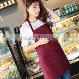 Factory Direct Wholesale Korean Aprons Simple Home Uniforms Aprons Advertising Aprons Customized thumbnail-2