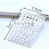 Hot Sales DIY Stainless Steel Drawing Templates/ Bookmark for Planner,Scrapbook, Handbook thumbnail-3