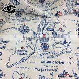 New Arrival American Map Patterns Linen Fabrics USA Cities Map Designs Cotton Fabrics thumbnail-2