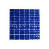 Pure Blue Swimming Pool Mosaic Tile, Decorative Crystal Glass Mosaic Tile