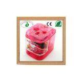 New Two Holes Pencil Sharpener With CE&Rhos Certificate thumbnail-1