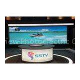 P4.81 SMD LED Display Panels For Theater / Nightclub , Yellow Die Casting Cabinet thumbnail-1