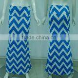 Hot Selling Zig Zag Chevron Maxi Long Skirt thumbnail-1
