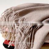 The New Wool Scarf With Tassel Mei Red thumbnail-2
