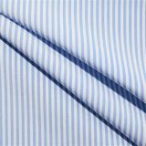 New Double Stripe Design 100 Cotton Yarn Dyed decent quality Woven Shirts Fabric factory supply