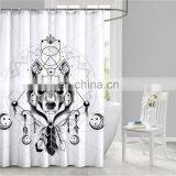 Ethiopian African American Bathroom Navy Polyester Waterproof 3D Shower Curtain Sets thumbnail-6