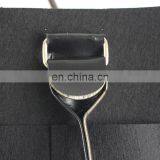 Double Colors Large Size Felt Diaper Caddy Tote Bag for Fashion Mother PU Leather Handle thumbnail-7