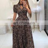 LAITE D2108 Fashion Women Digital Printed Floral Casual Dresses Ladies Plus Size Dresses thumbnail-7