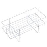 Wrought Iron Storage Rack Over The Toilet Bathroom Space Saver Metal Towel Storage Shelf thumbnail-5