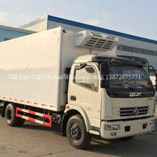 5-6 Tons Small Food Freezer Box Mini Milk Reefer Fridge Van Fish Meat Transport Refrigerator Trucks With Rear Hydraulic Tail thumbnail-2