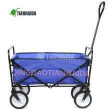 Collapsible Utility Portable Steel Frame Compact Folding Garden Shopping Hand Wagon Cart TC1011