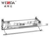Wesda Stainless Steel and Alloy Bathroom Towel Shelf & Clothes Shelf A114 thumbnail-1