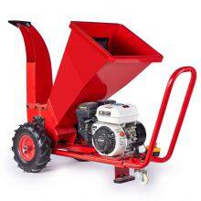 Small Mobile Gasoline Diesel Electric Branch Straw Crusher Orchard Landscaping Processing Branch Crusher thumbnail-2