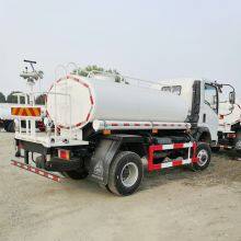 Sinotruk Howo Single Axle Plant Water Sprinkler Bowser Tank Truck for Sale thumbnail-3