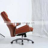 High Back Genuine Leather Luxury Chair Item A902 thumbnail-6