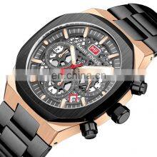 MINI FOCUS 0411G Mens Quartz Watches Stainless Steel Waterproof Fashion Luxury Watches Custom Logo thumbnail-1