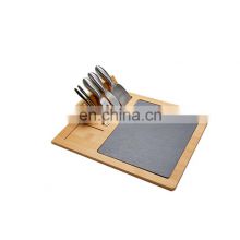 Granite Plate Charcuterie  Cheese Board Kitchen Ware  Board Set With Cutlery Bamboo Cheese Cutting Chopping Blocks