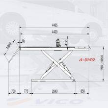 ON GROUND INSTALL ULTRA THIN SCISSOR LIFT #V-JSDM-A-8140 thumbnail-4