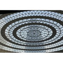 prefabricated glass dome roof construction