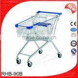 Ornamental Retail Personal Rolling Shopping Cart(RHB-90B)