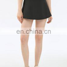 Blank Custom Logo With Shorts Two-in-one Mini Pleated Tennis Skirt Sexy Women Golf Baseball Wear Gym Skirt thumbnail-2