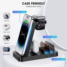 5 In 1 Charging Station Fast Wireless Charger Wireless Charging Stand Dock For Iphone And Multiple Devices A thumbnail-5