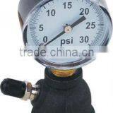 50mm Gas Pressure Gauge Bell Shaped Type With Air Valve for Pipeline thumbnail-1