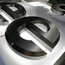 3D Brushed Stainless Steel Jeep Letters Backlit Acrylic Light Up Led Luminous Alphabet Letter Sign thumbnail-2